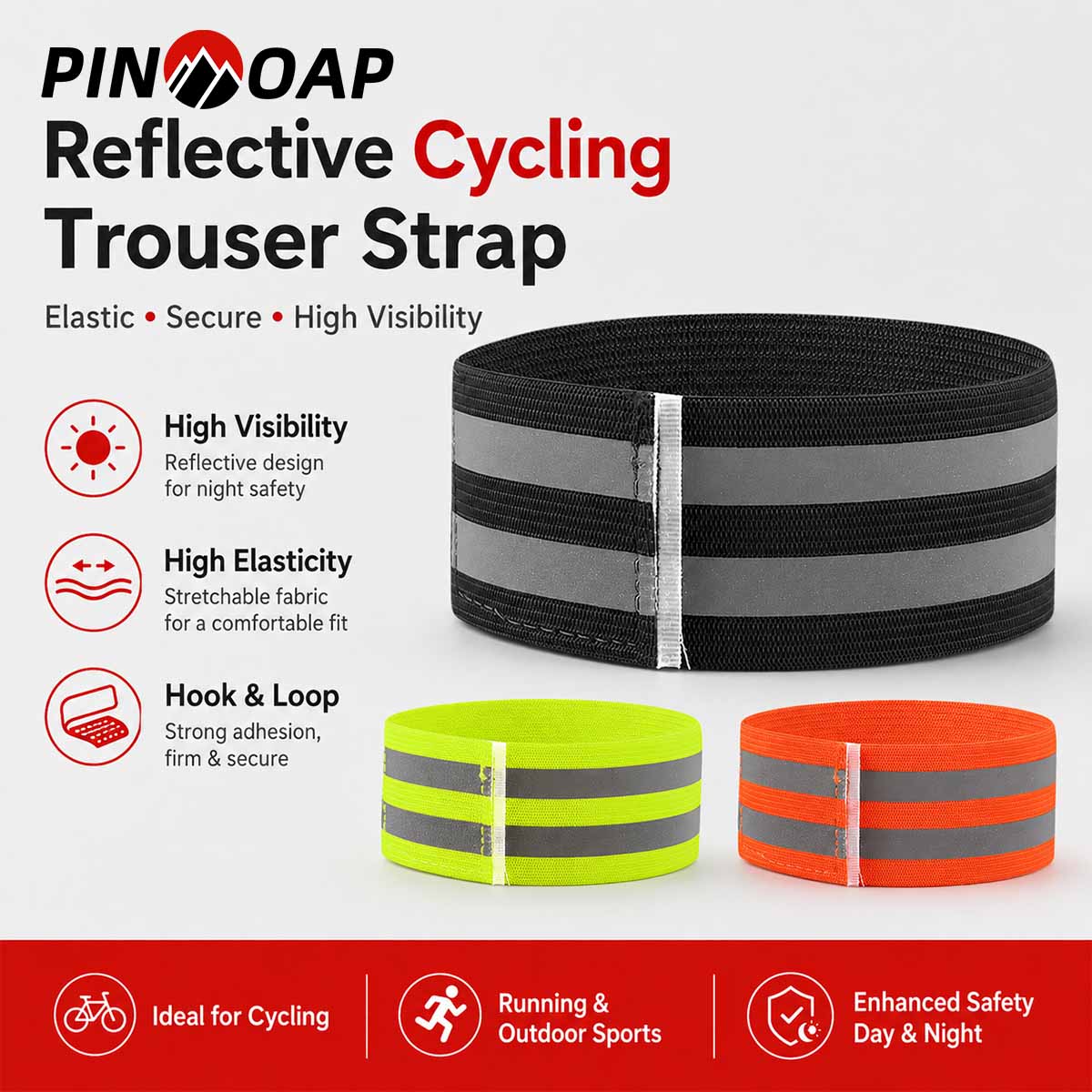 Cycling Commute Pants - PINMOAP 1/2PCS Cycling Pant Leg Band