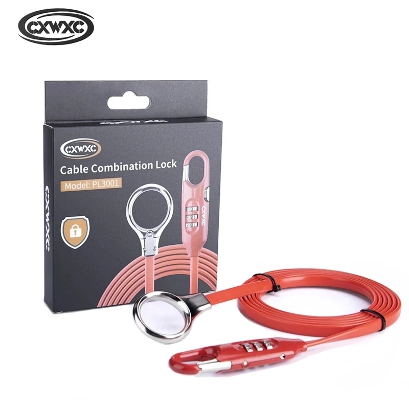 Bicycle Portable Password Lock - Cable Lock Flexible 评论和价格