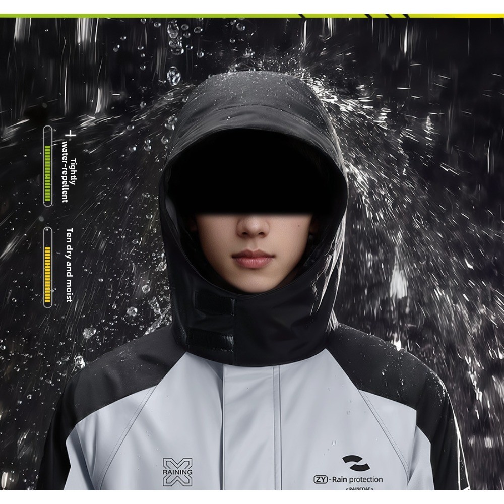 Two Piece Motorcycle Rain Suit - Cycling Commute Rain 评论和价格