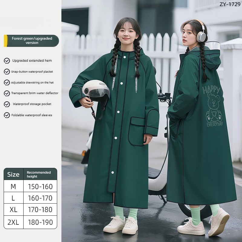 Full Body EVA Waterproof Rain  - Cycling Commute Rain 评论和价格