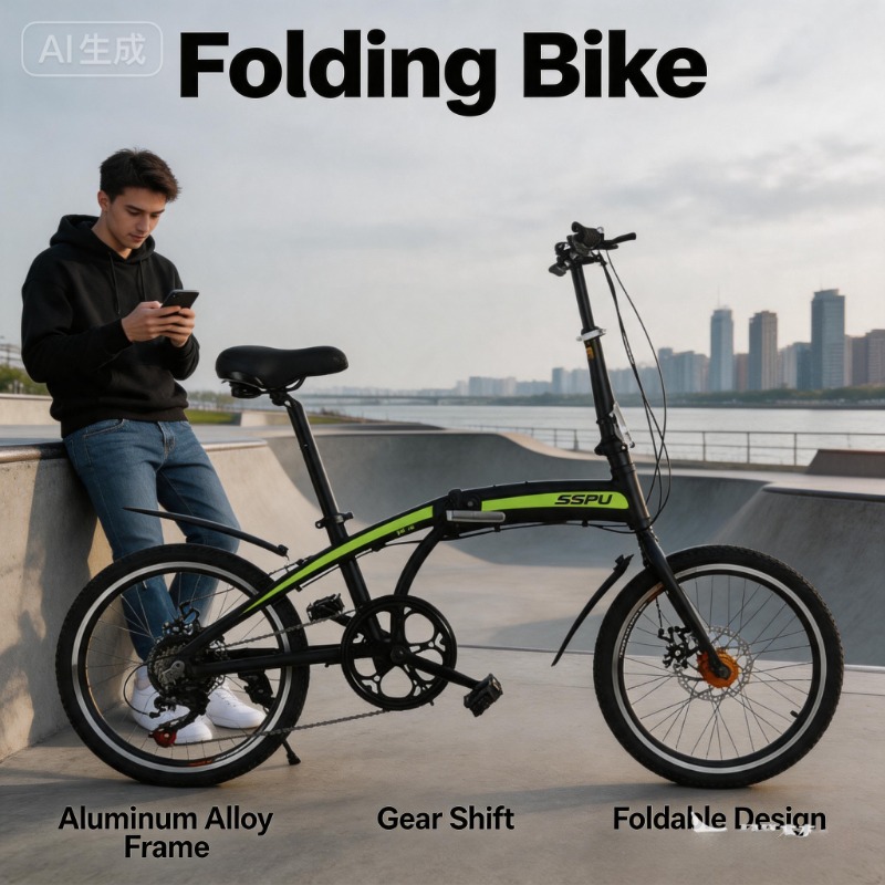 UltraLight 20 Inch Folding Bik - Commuter Biking 评论和价格