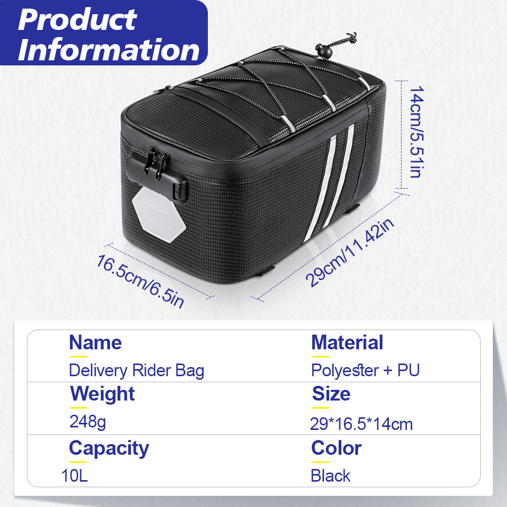 Password Lock Bicycle Rear Sea - Panniers Waterproof Rear 评论和价格