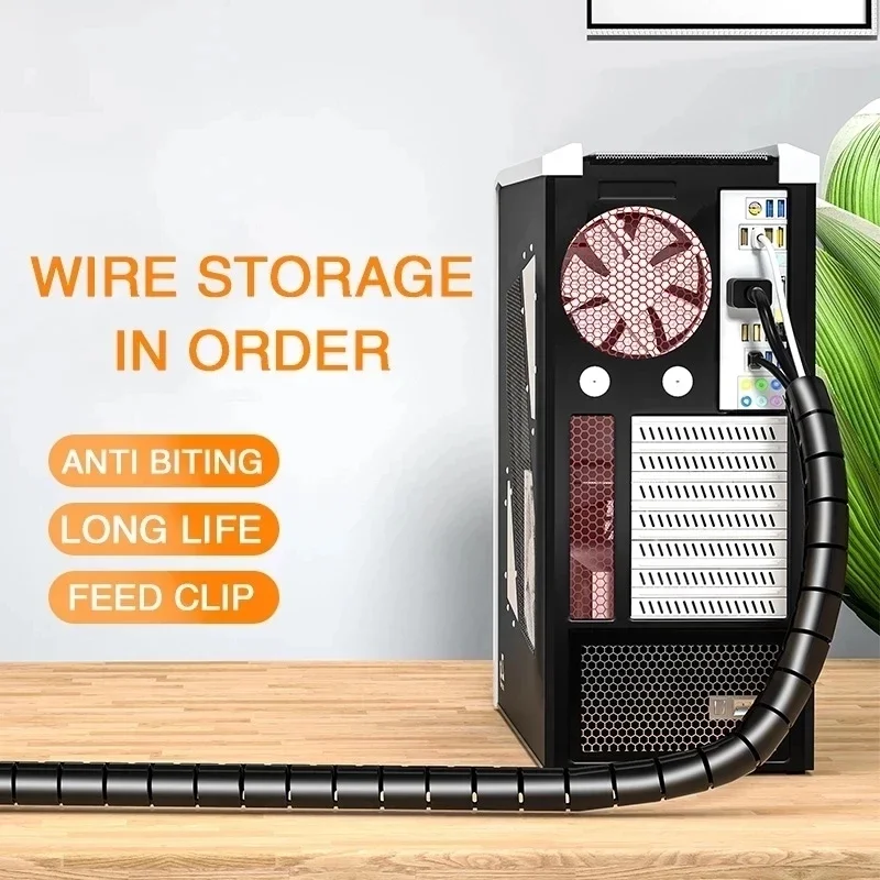 2M/1M Black Cable Wire Protect - Cable Lock Flexible 评论和价格