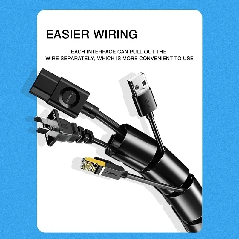 2M/1M Black Cable Wire Protect - Cable Lock Flexible 评论和价格