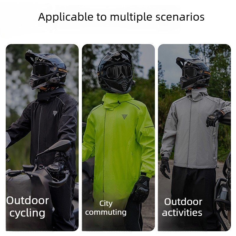 Motorcycle Rain Suit Waterproo - Cycling Commute Rain 评论和价格