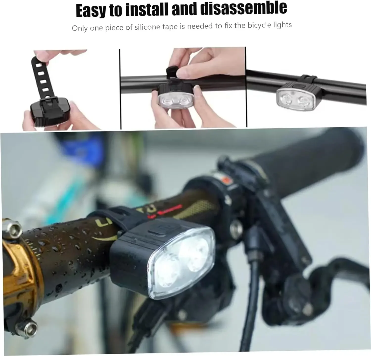 Cycling Bicycle Front Rear Lig - Bike Light Front Rear 评论和价格