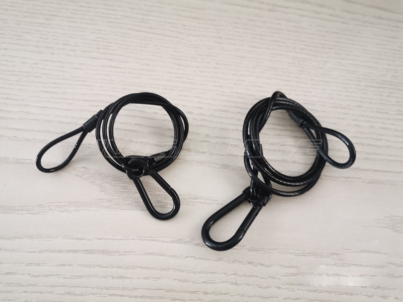 10pcs/lot Black 3mm*70cm Cable - Cable Lock Flexible 评论和价格