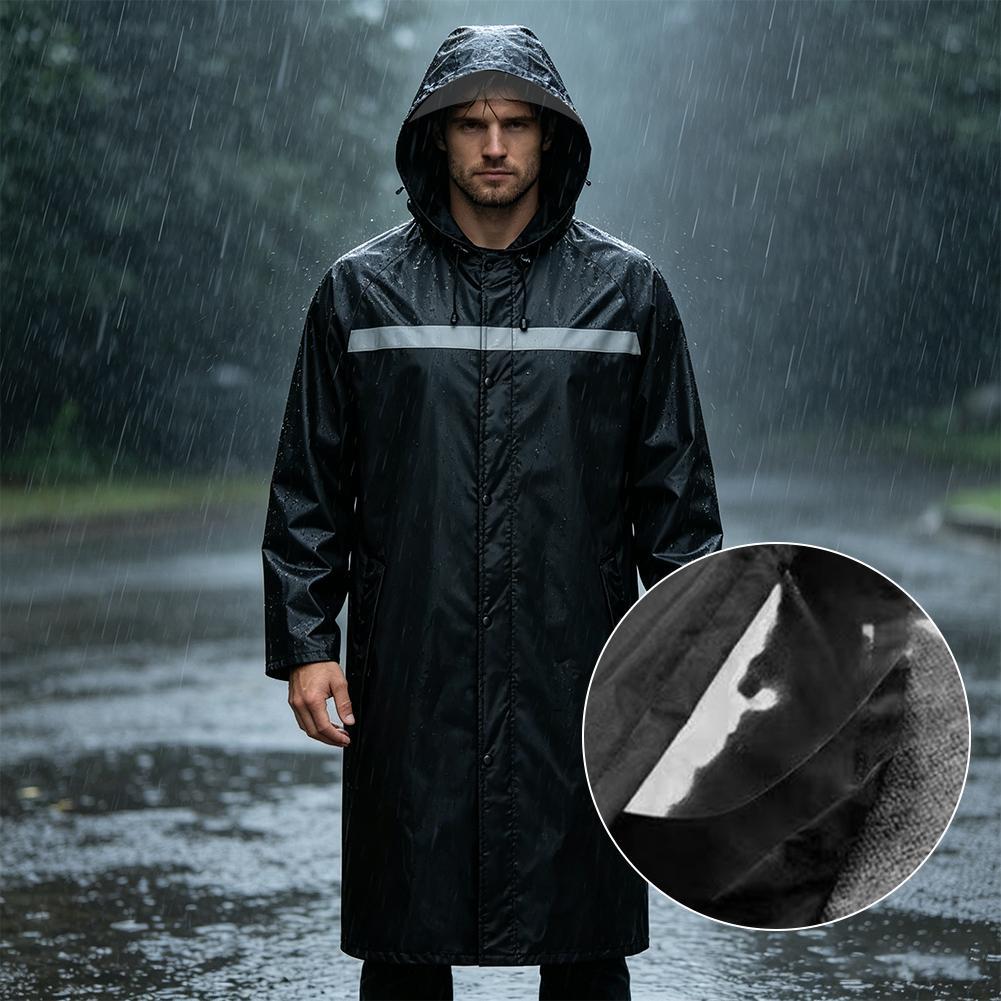 Waterproof Hooded Rain Poncho, - Cycling Commute Rain 评论和价格