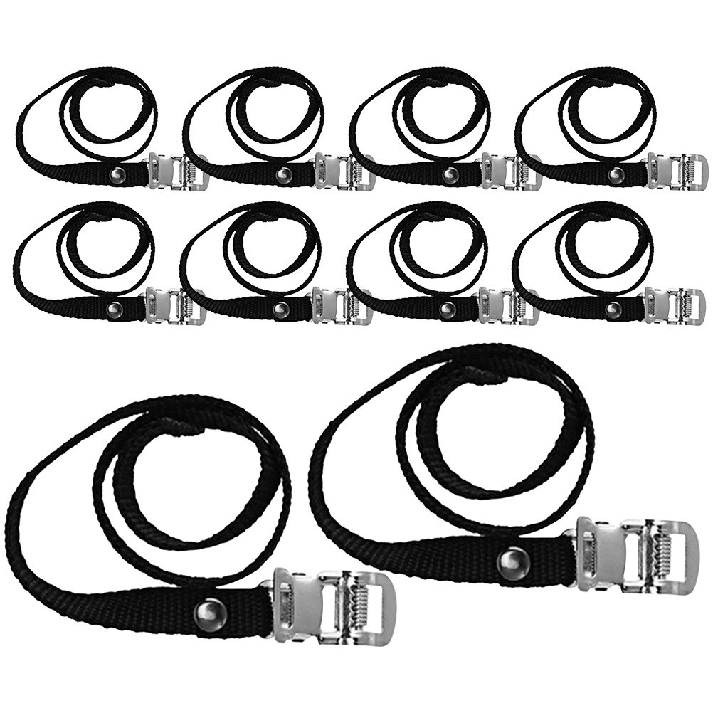 10Pcs Adjustable Bike Foot Ped - Cycling Commute Training 评论和价格